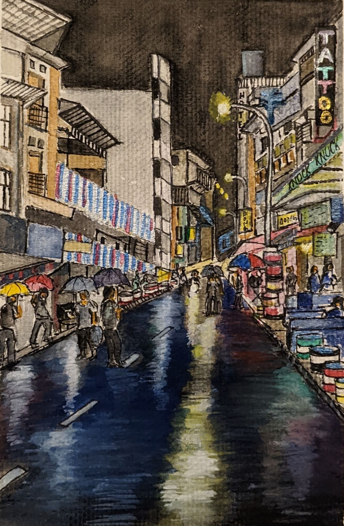 Night at the Bui Vien Street